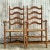 Late 20th Century Vintage Coastal Ladderback Rush Seat Chairs - a Pair For Sale - Image 5 of 7