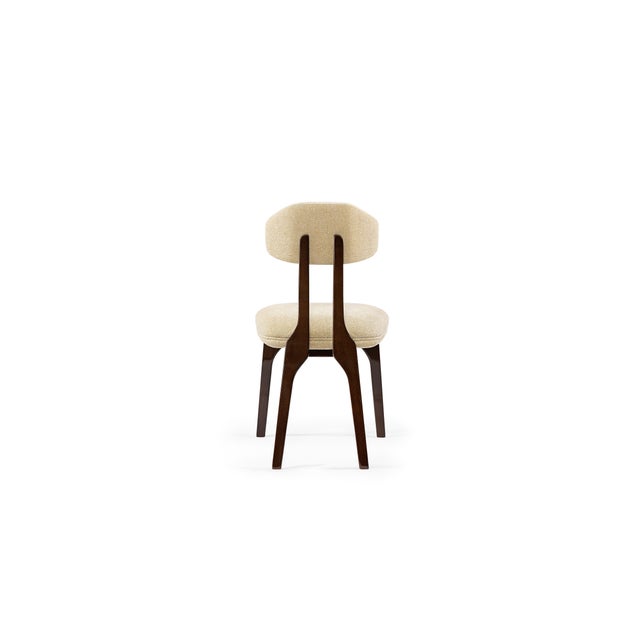 Not Yet Made - Made To Order Silhouette Dining Chairs in Chenille Fabric from InsidherLand, Set of 12 For Sale - Image 5 of 13