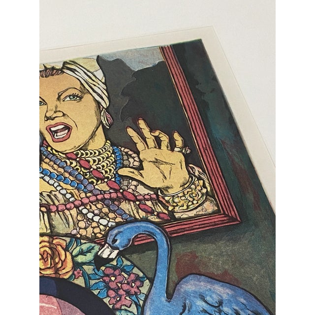 Dark Gray Xavier Viramontes "Chocolate Kisses" Studio Proof Pencil Signed Color Etching For Sale - Image 8 of 13