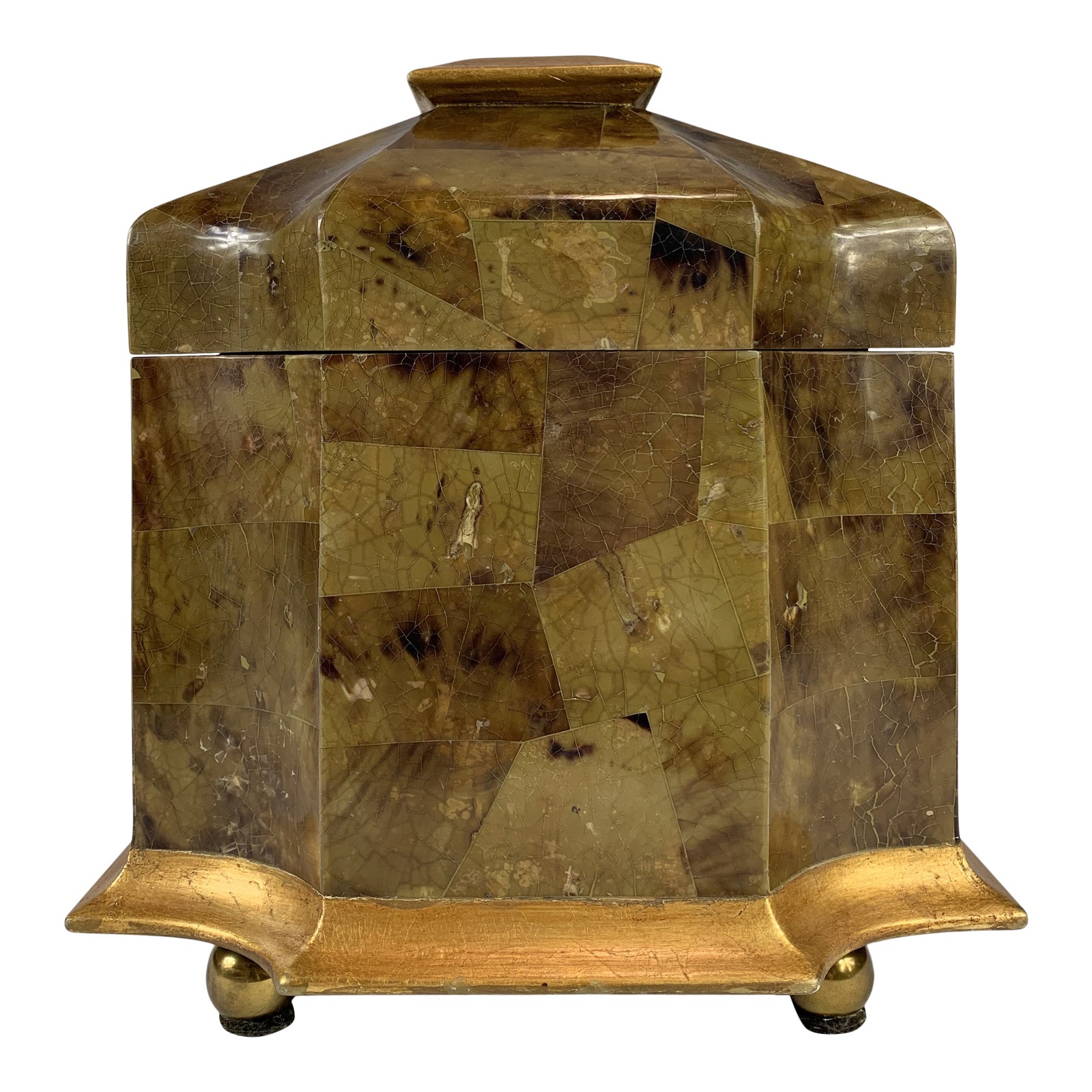 20th Century Maitland Smith Penshell Box | Chairish