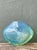 This vintage Italian art glass vase is a striking example of mid-century glassmaking, combining sculptural form with...