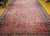 Vintage Oversize Tabriz Design Rug, Hand-Knotted Wool, Allover Geometric Pattern, Pale Red & Navy, 13x24 For Sale - Image 14 of 16