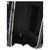 Black Quilted Patent Top Handle Vanity With Chain For Sale - Image 9 of 9