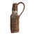 Vintage French Country Wicker-Wrapped Square Bottle For Sale
