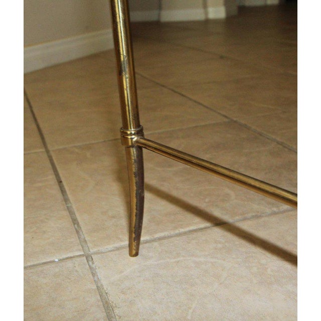 1960's Vintage Italian Brass X Base Side Table Chairish