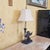 Vintage Neoclassical Bronze Winged Lion Griffin Table Lamp With Linen Shade For Sale In Washington DC - Image 6 of 18
