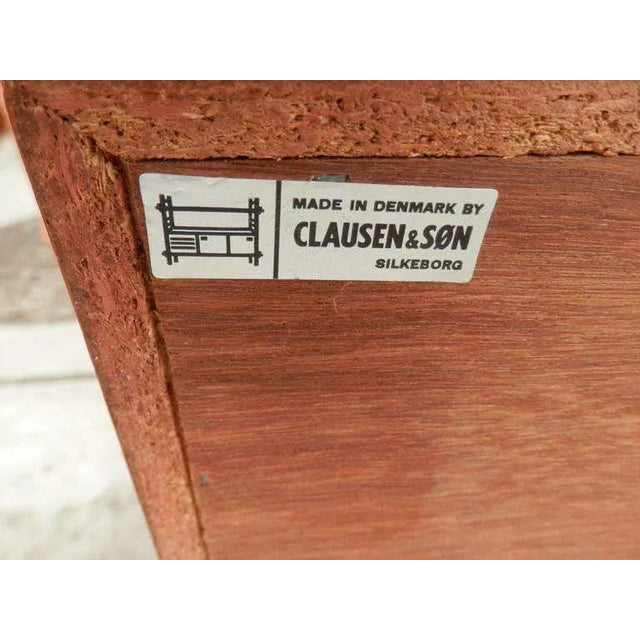 Designed and manufactured by Clausen & Søn, Silkeborg. Superb craftsmanship with solid drawers and doors, dovetailed...
