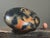 Monumental Vintage Organic Modern Burnished Orange/Black Seed Pot For Sale - Image 4 of 11