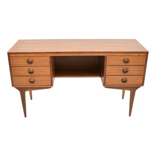 Vintage Walnut Desk, 1960s For Sale