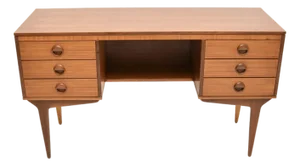 Vintage Walnut Desk, 1960s
