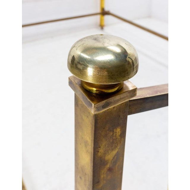 Gold Frenhc Art Deco Brass Bed, 1930 For Sale - Image 8 of 12