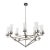 Visual Comfort Signature Thomas O’Brien Marais Large Chandelier Polished Nickel For Sale