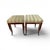 19th Century Early 19th Century French Pair of Walnut Directoire Stools For Sale - Image 5 of 5