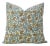 Fabdivine Handmade Block Print Throw Pillow Cover 14x14 Pure Linen Thorny Steams Cushion Cover For Sale