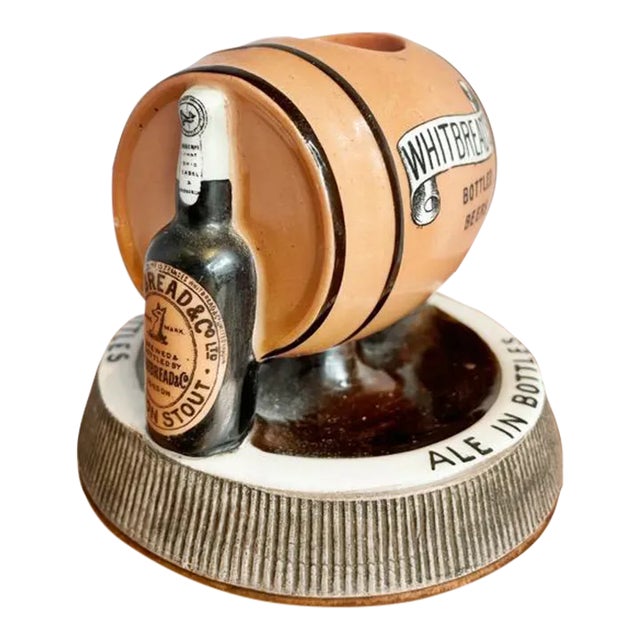 Antique English Whitbread’s Ale & Stout Advertising Match Striker For Sale