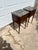 French 19th Century Louis XVI Pair of Walnut Marble Top Night Stands For Sale - Image 4 of 11
