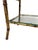Metal Mid 20th Century Hollywood Regency Gilt Faux Bamboo Étagère – Five-Tier Glass Shelf Display For Sale - Image 7 of 10