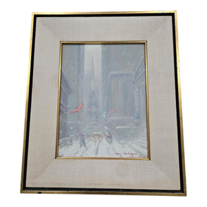 Johann Berthelsen Oil Painting of Trinity Church