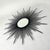 Brutalist Black Wrought Iron Sunburst Mirror, France, 1950s For Sale - Image 4 of 17