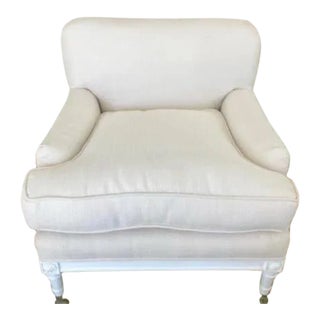 Vintage Maison Jansen Louis XV Down Filled Petite Club Chair For Sale