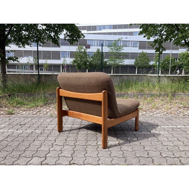 Mid-Century Modern Mid-Century Easy Chair in Teak-Stained Beech, 1970s For Sale - Image 3 of 9