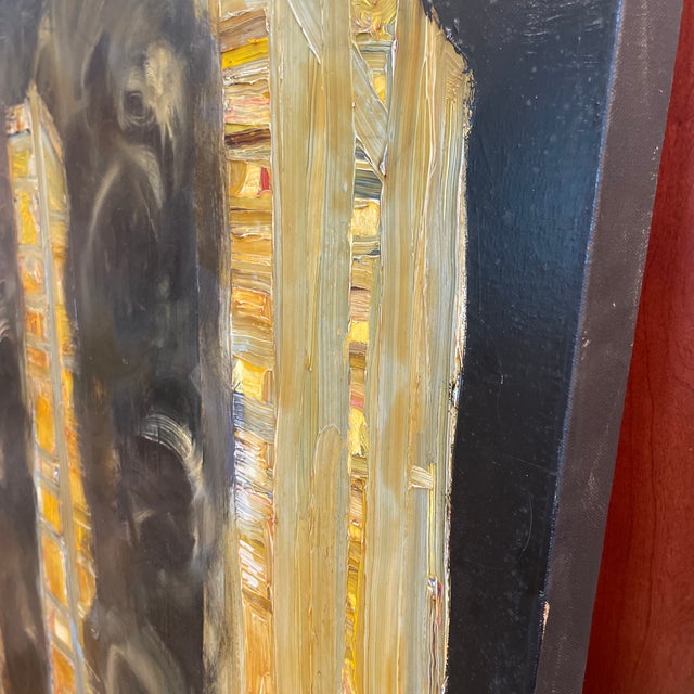 Gold Omg Dubai Uae Middle East 2026 #1 by Wilbert Sneed , Contemporary Expressionist, Unframed (Frame Extra Plus Extra Shipping For Sale - Image 8 of 9