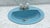 American American Standard Round Blue Lavatory Drop in Sink - 1950-60's Usa For Sale - Image 3 of 4