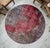 Mid-Century Modern Vintage Hand Knotted Round Turkish Rug Upcycled Wool Circle Area Rug 5'2" X 5'2" For Sale - Image 3 of 9