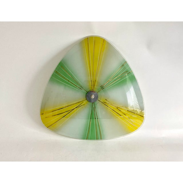 1958 Czech Midcentury Wall or Ceiling Mount Light Fixture For Sale In Los Angeles - Image 6 of 6