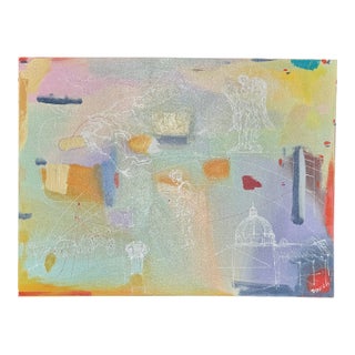"European Memories", Acrylic on Canvas by Joe Davis For Sale