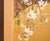 1960s Showa Era Japanese Painted Panel "Sakura" on Gold Silk Background For Sale - Image 14 of 18