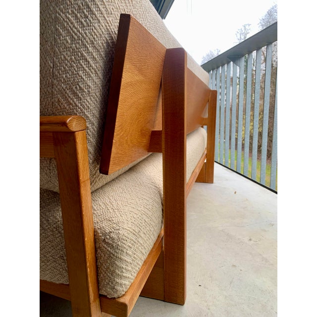 Brutalist Mid-Century Brutalist Sofa in the style of Pierre Chapo, 1960s For Sale - Image 3 of 18