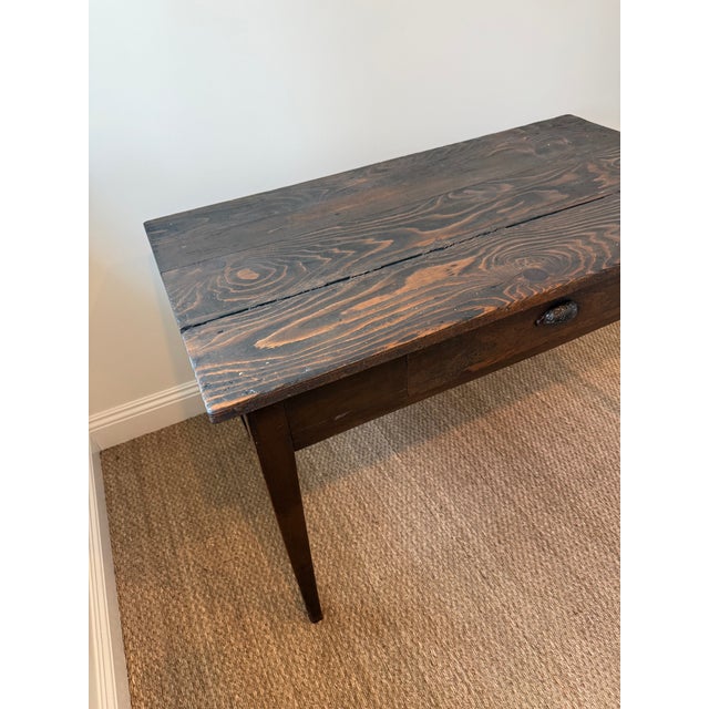 19th Century Chestnut Single Drawer Table From the South of France For Sale - Image 13 of 15