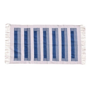 Thyme Rug, 4x6, Blue & White For Sale