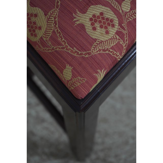 Set of 10 Henkel Harris Model 115 Mahogany Dining Room Chairs For Sale - Image 14 of 18