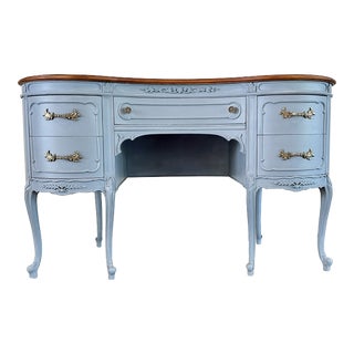 Early 20th Century Louis XV Style Kidney Shape Desk For Sale