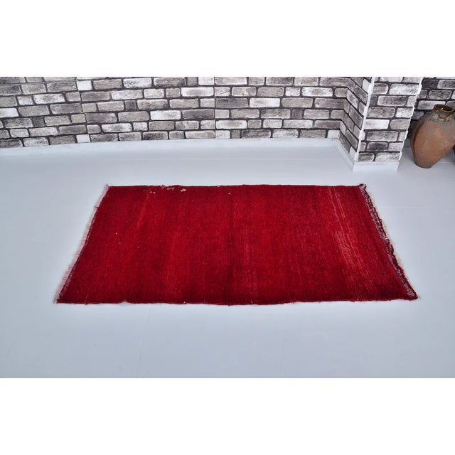 Textile Vintage Anatolian Angora Wool Rug For Sale - Image 7 of 10