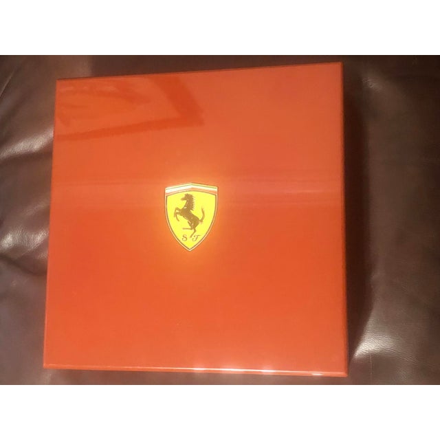 Red 1999 Girard-Perregaux Ferrari Foudroyante Titanium Watch Box No. 19/100 For Sale - Image 8 of 10
