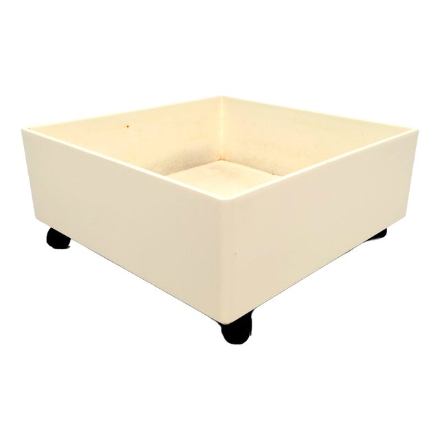 Vintage Space Age Planter on Wheels from Bauform / Wohnform, Germany, 1970s For Sale