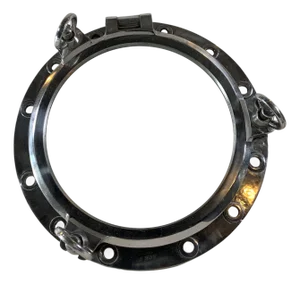 Aluminum Ship's Porthole Mirror