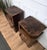 Italian Art Deco Nightstands in Burl Wood, 1940s, Set of 2 For Sale - Image 6 of 10
