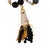 Metal Vintage 18k Gold Tassel Necklace Quartz Black Onyx Diamond - 30 Inches For Sale - Image 7 of 10
