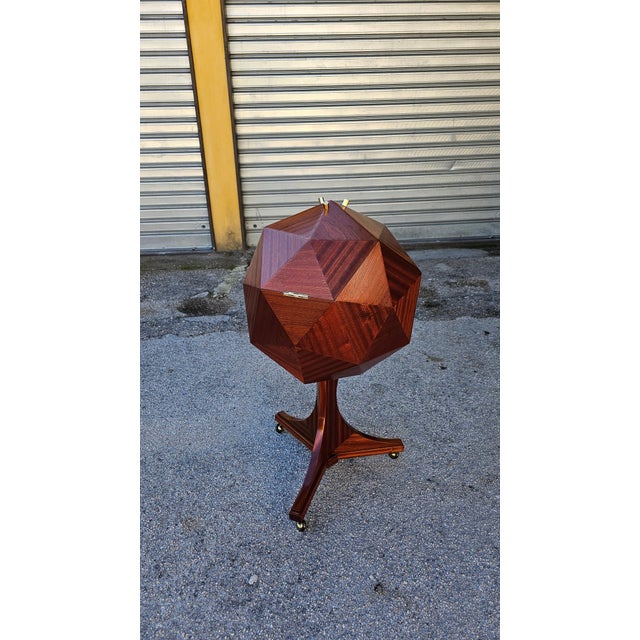 This distinctive mobile bar, designed by M. Vuillermoz, sits at the intersection of art and design. The bar's construction...