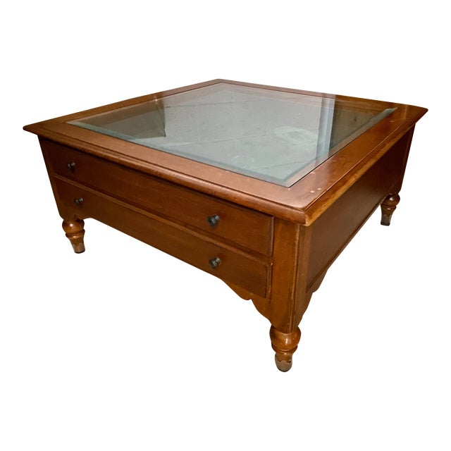 Ethan Allen “Country Crossings” Display Coffee Table Chairish