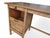 1950s Vintage Oak Rolltop Writing Desk with Tambour Door, Germany, 1950s For Sale - Image 5 of 11