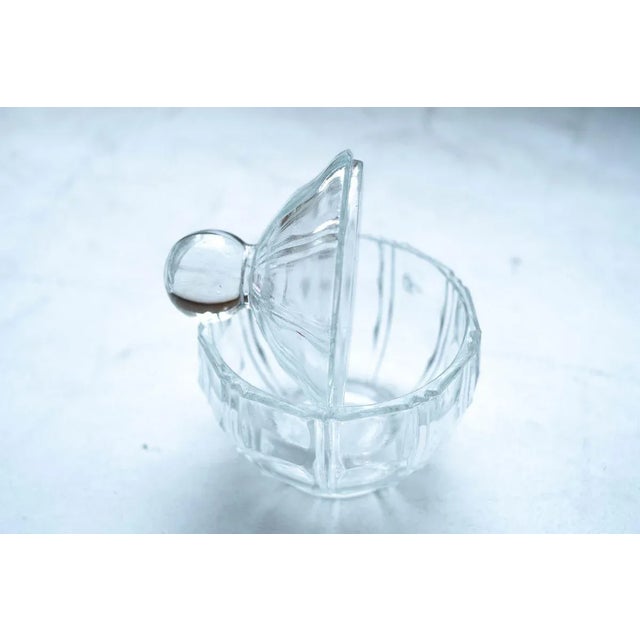 Mid-Century Small Glass Candy Jar For Sale - Image 10 of 13