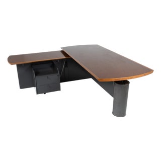 Large Artona Desk by Afra & Tobia Scarpa for Maxalto, 1970s For Sale