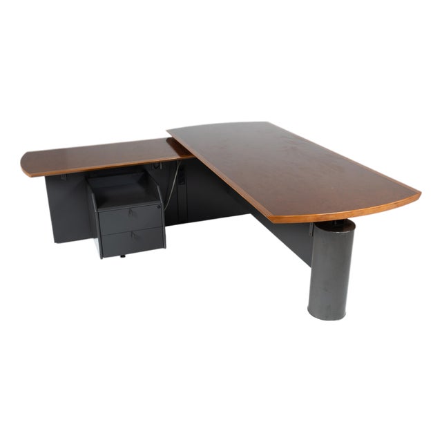 Large Artona Desk by Afra & Tobia Scarpa for Maxalto, 1970s For Sale