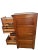 1910s Antique Yawman and Erbe File Cabinet Four Drawers Quarter Sawn White Oak For Sale - Image 5 of 14