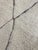 Textile Handwoven Moroccan Beni Ouarain Rug in Natural Wool with Diamond Pattern, 2010s For Sale - Image 7 of 12
